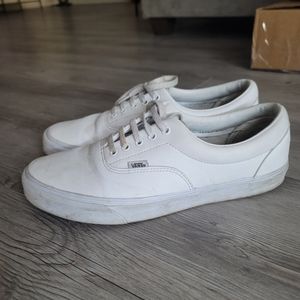 Men's Vans white sneakers